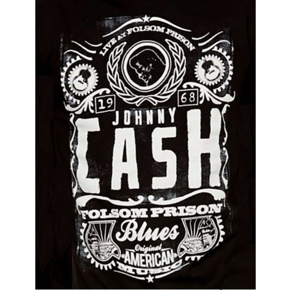 Johnny Cash Live Folsom Prison T-Shirt L NWT - Picture 2 of 2